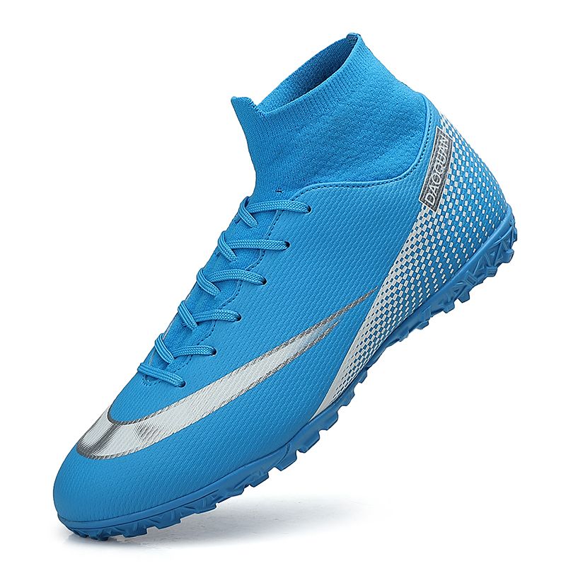 Men Kids Fashion Soccer Shoes Cleats Team Sports Athletic Training TF/FG Turf Football Shoes Outdoor