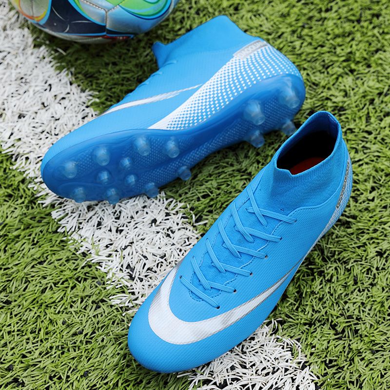 Men Kids Fashion Soccer Shoes Cleats Team Sports Athletic Training TF/FG Turf Football Shoes Outdoor