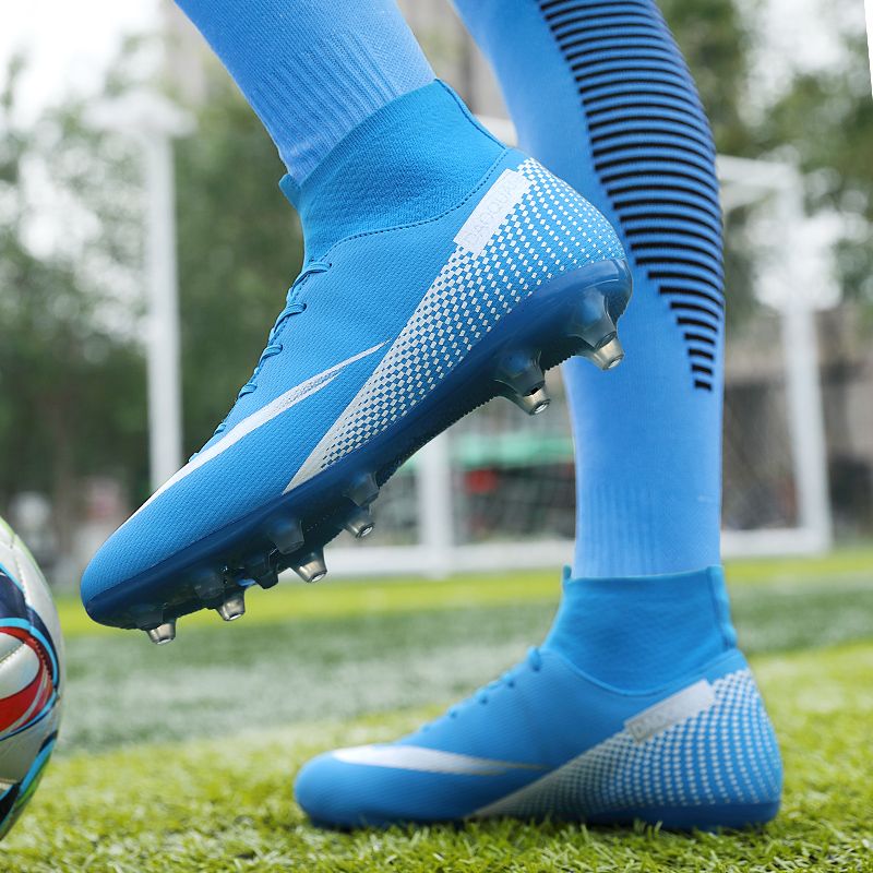 Men Kids Fashion Soccer Shoes Cleats Team Sports Athletic Training TF/FG Turf Football Shoes Outdoor