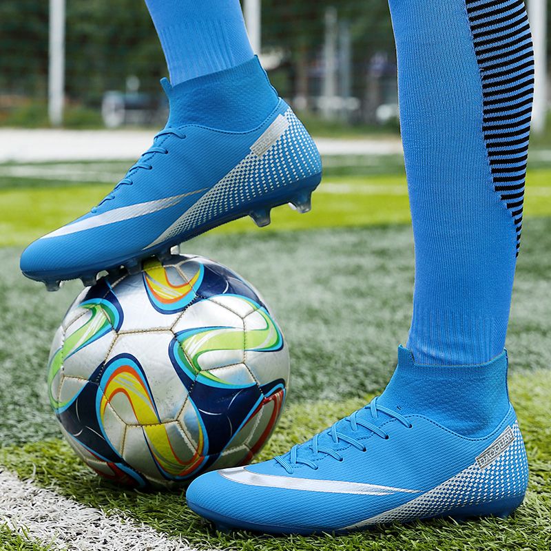 Men Kids Fashion Soccer Shoes Cleats Team Sports Athletic Training TF/FG Turf Football Shoes Outdoor