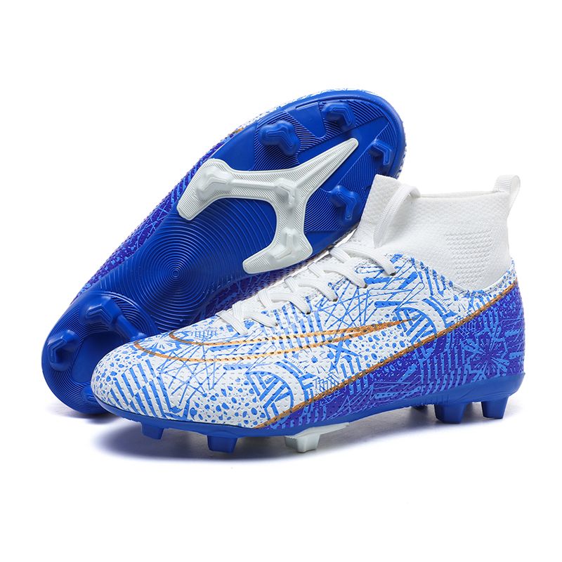 Men Kids Fashion Soccer Shoes Cleats Team Sports Athletic Training TF/FG Turf Football Shoes Outdoor
