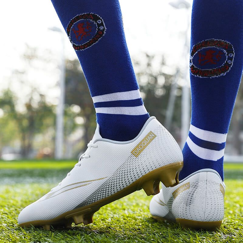 Men Kids Fashion Soccer Shoes Cleats Team Sports Athletic Training TF/FG Turf Football Shoes Outdoor