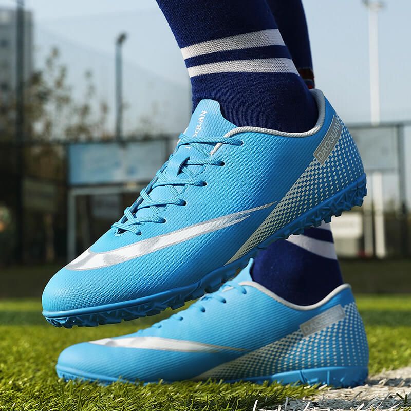 Men Kids Fashion Soccer Shoes Cleats Team Sports Athletic Training TF/FG Turf Football Shoes Outdoor