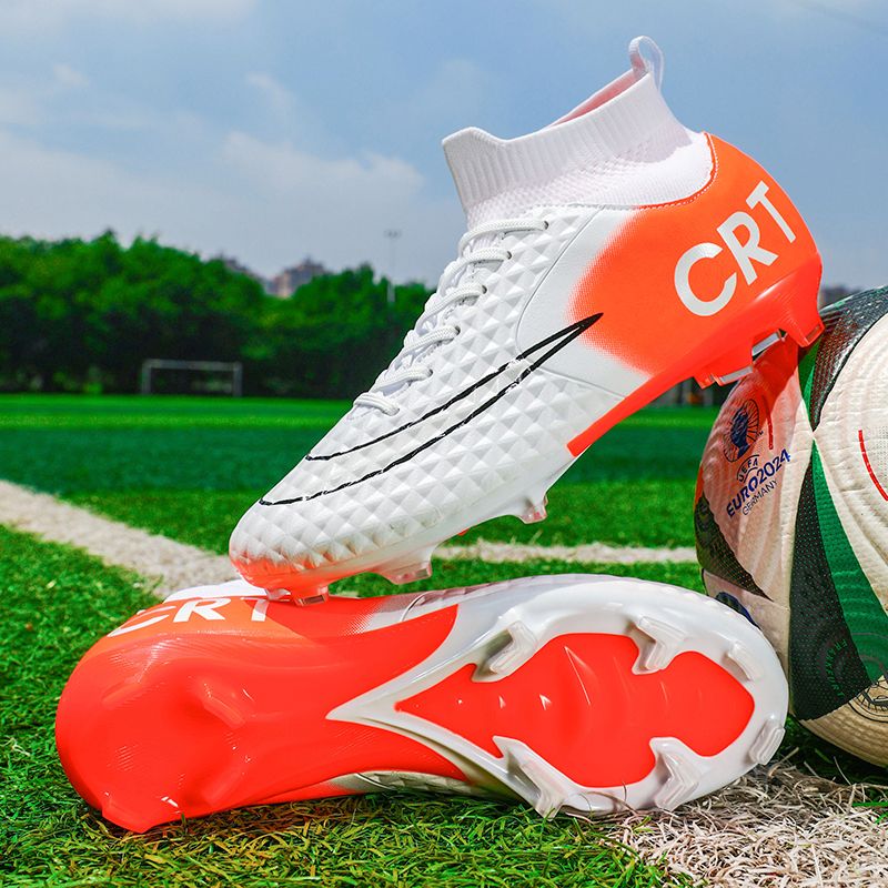 Men Kids Fashion Soccer Shoes Cleats Team Sports Athletic Training TF/FG Turf Football Shoes Outdoor