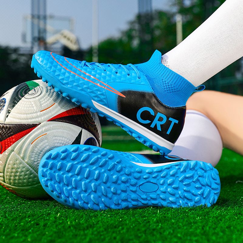 Men Kids Fashion Soccer Shoes Cleats Team Sports Athletic Training TF/FG Turf Football Shoes Outdoor