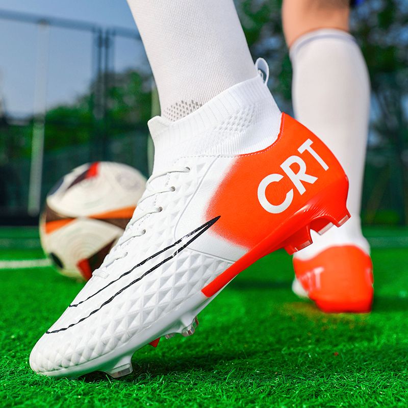 Men Kids Fashion Soccer Shoes Cleats Team Sports Athletic Training TF/FG Turf Football Shoes Outdoor
