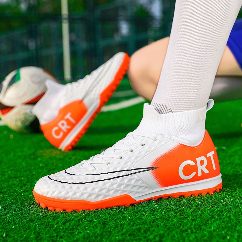 Men Kids Fashion Soccer Shoes Cleats Team Sports Athletic Training TF/FG Turf Football Shoes Outdoor
