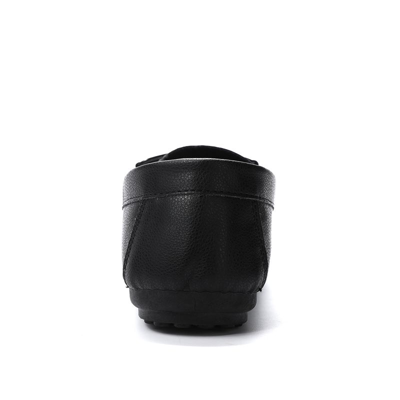 Men's Casual Loafers Slip On Leather Shoes Comfortable Driving Shoes Male Moccasins Classic Penny Loafer Flats Boat Shoes