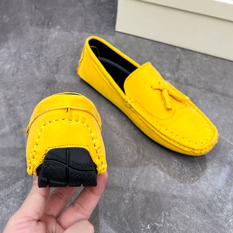 Big Size Men's Casual Loafers Slip On Leather Shoes Lightweight Driving Shoes Moccasins Classic Penny Loafer Flats Boat Shoes
