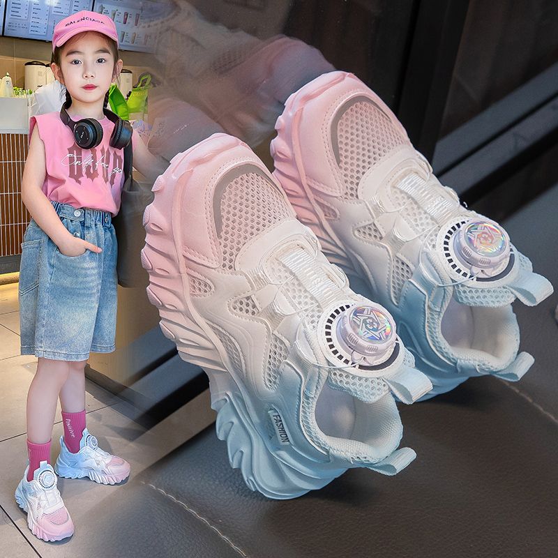 Kids Sneakers Girls Casual Shoes Unisex-Child Lightweight Breathable Athletic Running Tennis Walking School Shoes