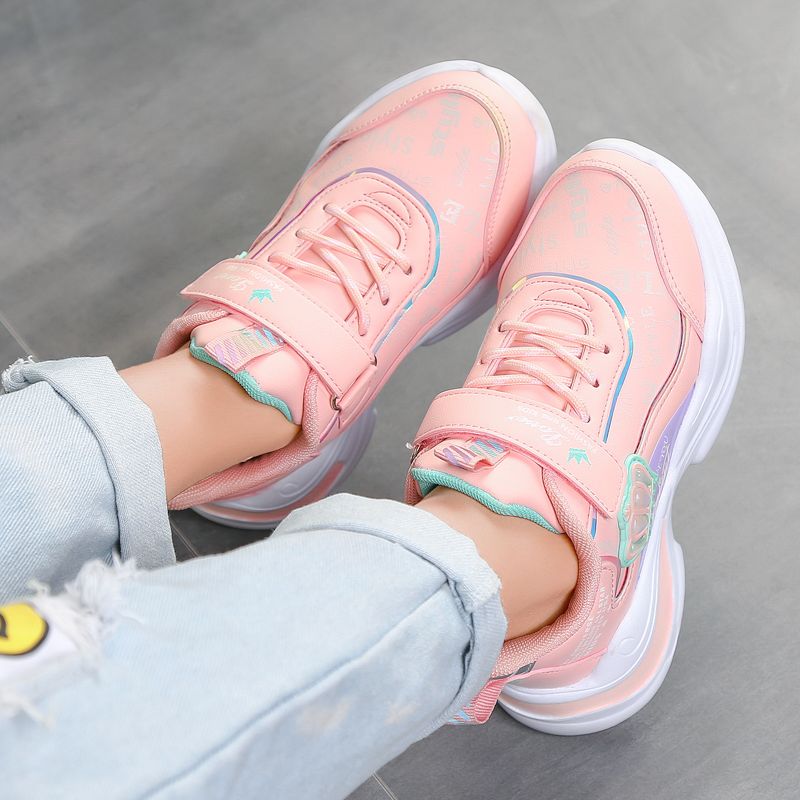 Kids Sneakers Girls Casual Shoes Unisex-Child Lightweight Breathable Athletic Running Tennis Walking School Shoes