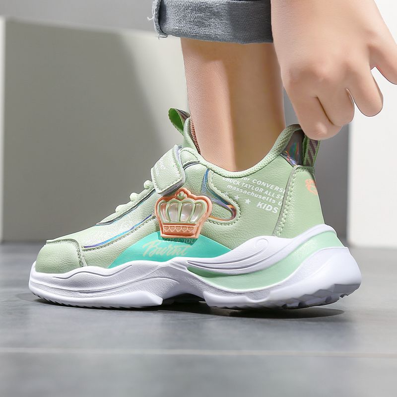 Kids Sneakers Girls Casual Shoes Unisex-Child Lightweight Breathable Athletic Running Tennis Walking School Shoes