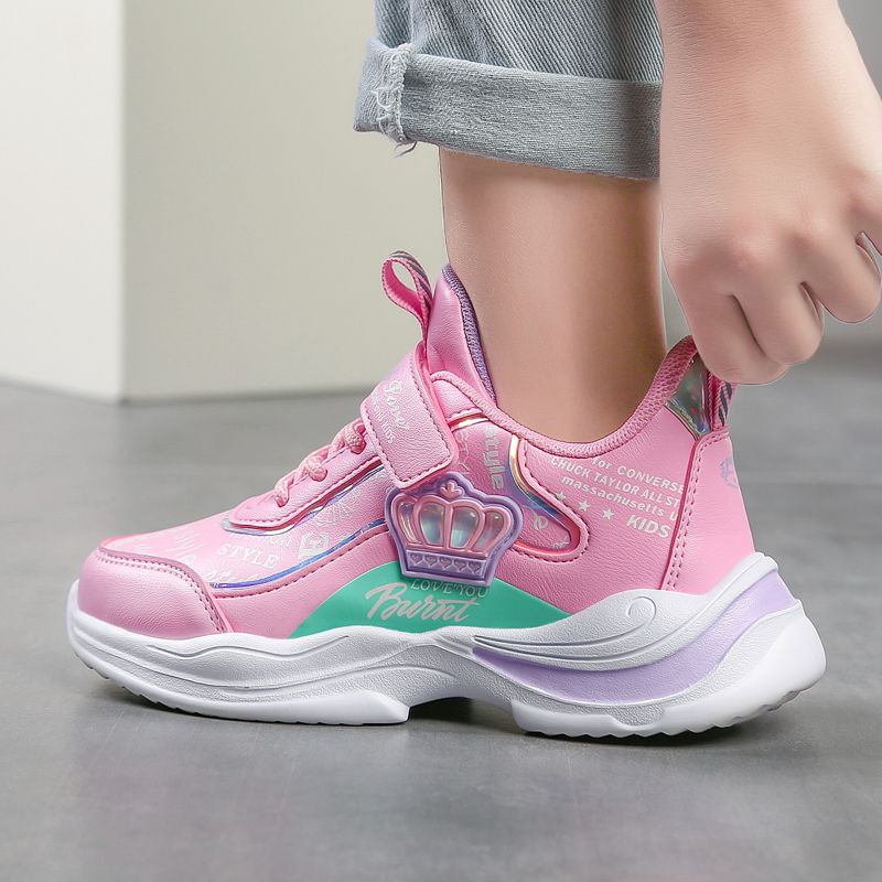 Kids Sneakers Girls Casual Shoes Unisex-Child Lightweight Breathable Athletic Running Tennis Walking School Shoes