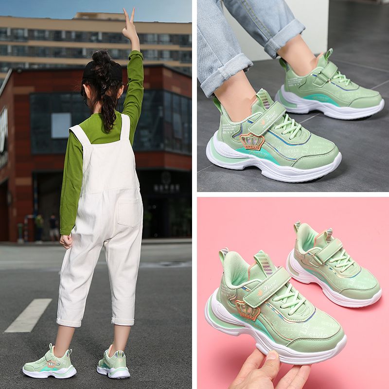 Kids Sneakers Girls Casual Shoes Unisex-Child Lightweight Breathable Athletic Running Tennis Walking School Shoes
