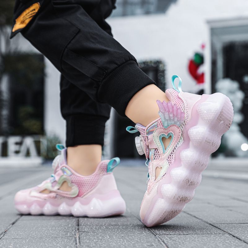 Kids Sneakers Girls Casual Shoes Unisex-Child Lightweight Breathable Athletic Running Tennis Walking School Shoes