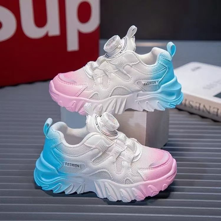 Kids Sneakers Girls Casual Shoes Unisex-Child Lightweight Breathable Athletic Running Tennis Walking School Shoes