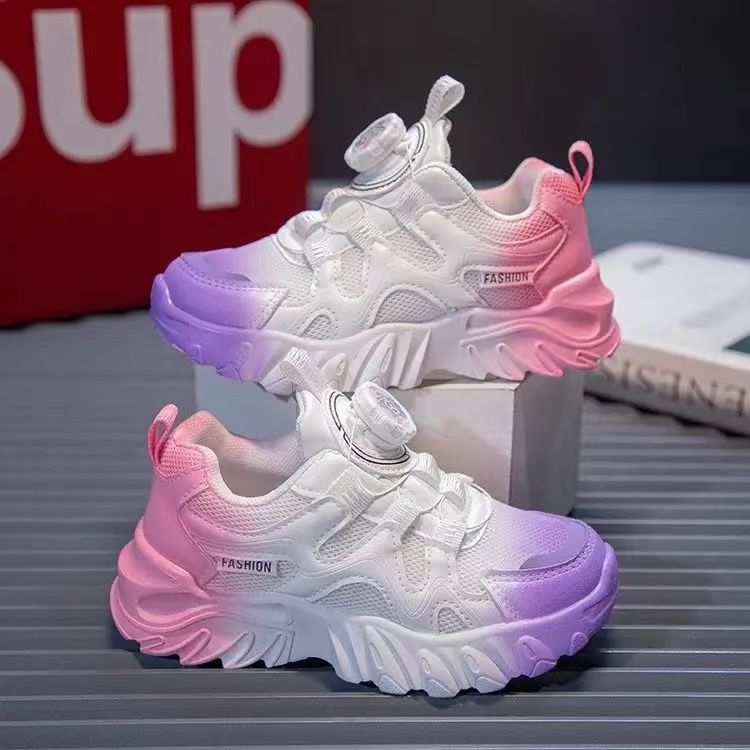 Kids Sneakers Girls Casual Shoes Unisex-Child Lightweight Breathable Athletic Running Tennis Walking School Shoes