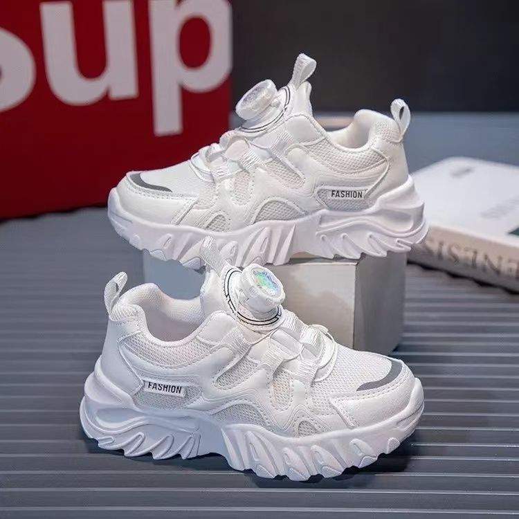 Kids Sneakers Girls Casual Shoes Unisex-Child Lightweight Breathable Athletic Running Tennis Walking School Shoes