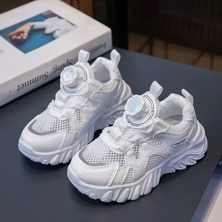 Kids Sneakers Girls Casual Shoes Unisex-Child Lightweight Breathable Athletic Running Tennis Walking School Shoes