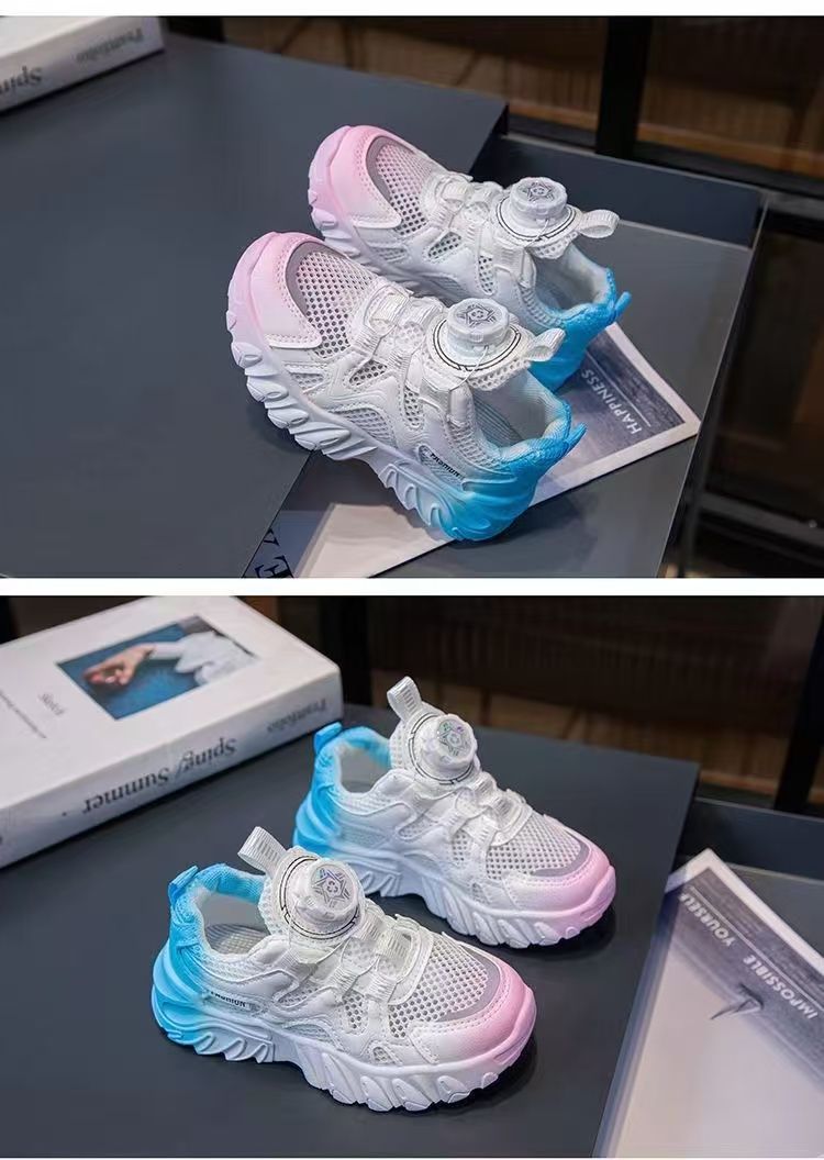 Kids Sneakers Girls Casual Shoes Unisex-Child Lightweight Breathable Athletic Running Tennis Walking School Shoes