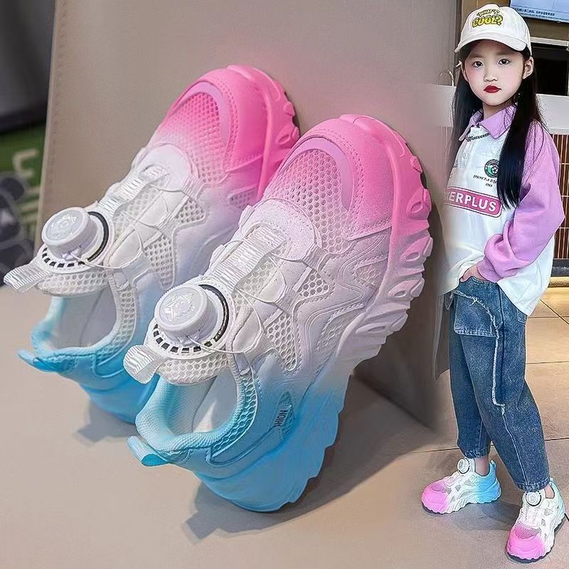 Kids Sneakers Girls Casual Shoes Unisex-Child Lightweight Breathable Athletic Running Tennis Walking School Shoes