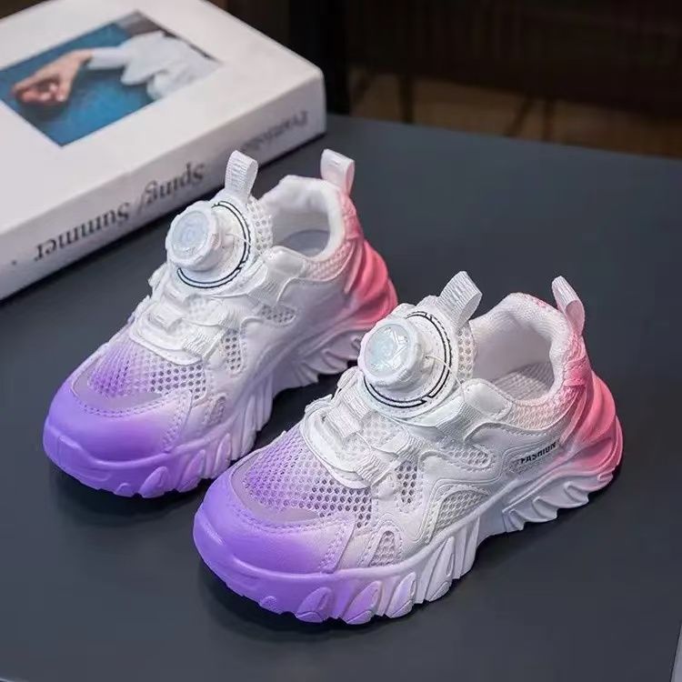 Kids Sneakers Girls Casual Shoes Unisex-Child Lightweight Breathable Athletic Running Tennis Walking School Shoes