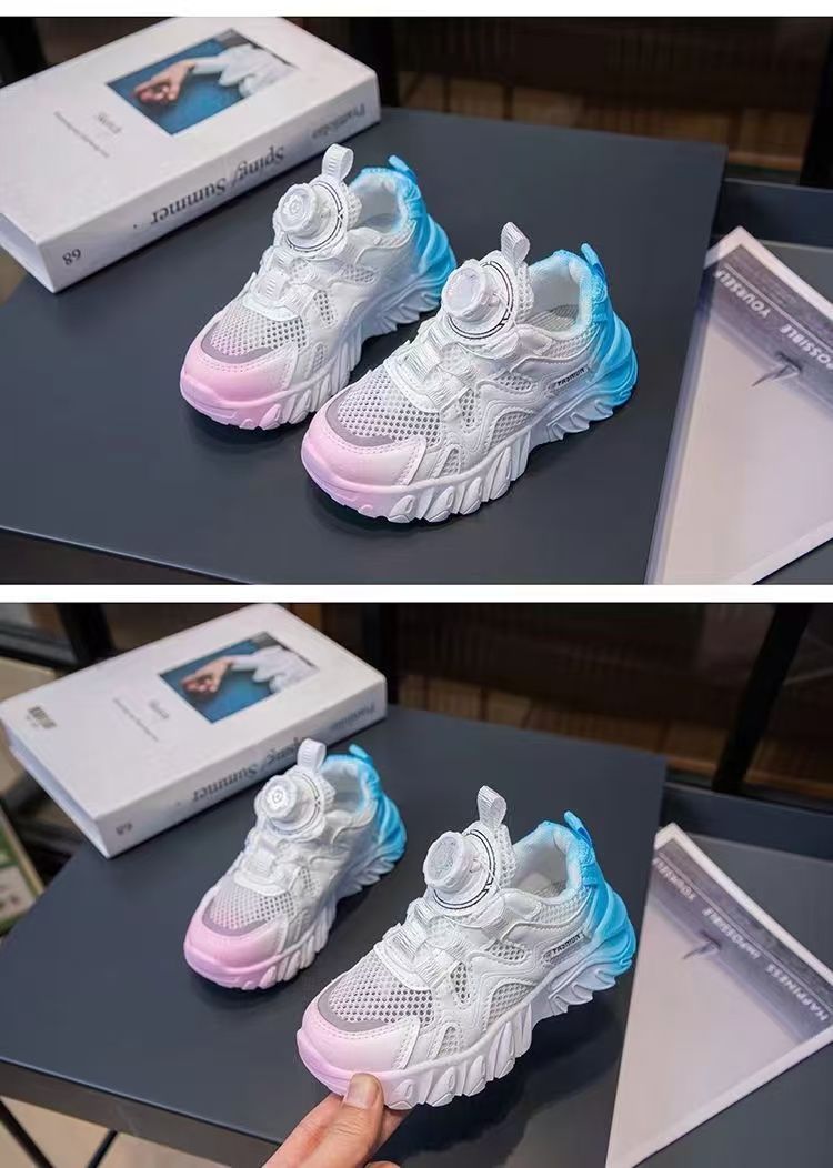 Kids Sneakers Girls Casual Shoes Unisex-Child Lightweight Breathable Athletic Running Tennis Walking School Shoes