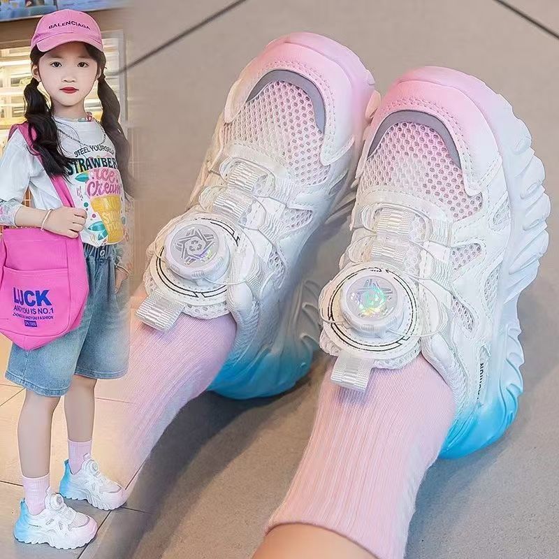 Kids Sneakers Girls Casual Shoes Unisex-Child Lightweight Breathable Athletic Running Tennis Walking School Shoes