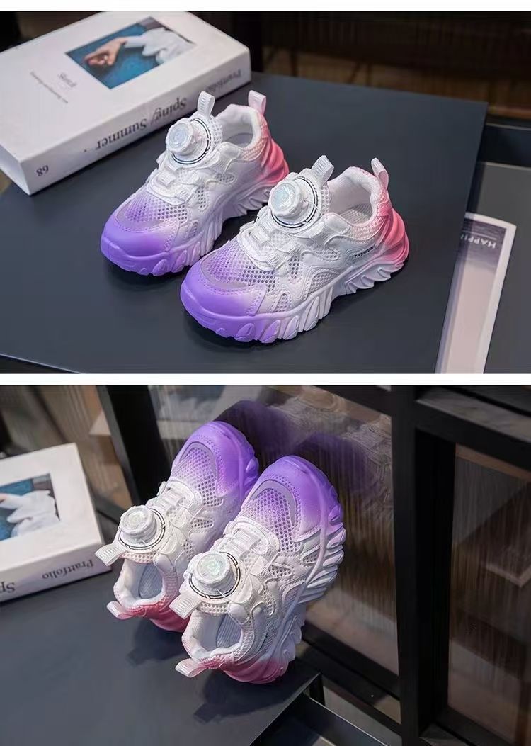 Kids Sneakers Girls Casual Shoes Unisex-Child Lightweight Breathable Athletic Running Tennis Walking School Shoes