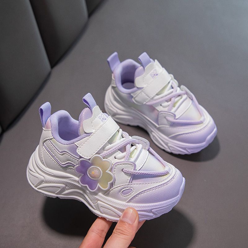 Kids Sneakers Girls Casual Shoes Children Lightweight Breathable Athletic Running Tennis Walking School Shoes