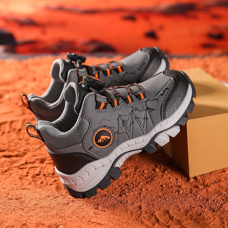 Kids Leather Outdoor Sneakers Boys Girls Unisex-Child Comfortable Athletic Running Walking Shoes Boy Climbing Hiking Shoes