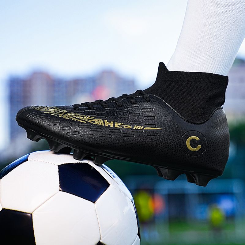 Men Kids Fashion Soccer Shoes Cleats Team Sports Athletic Training TF/FG Turf Football Shoes Outdoor