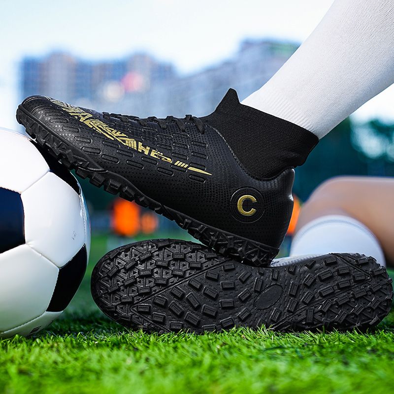 Men Kids Fashion Soccer Shoes Cleats Team Sports Athletic Training TF/FG Turf Football Shoes Outdoor