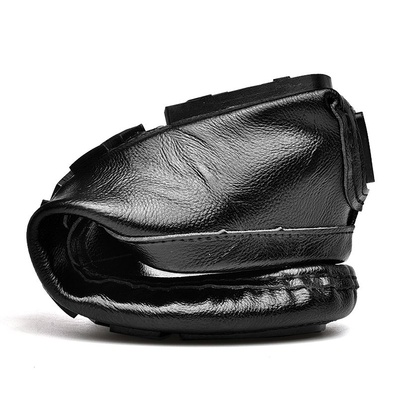 Big Size Men's Casual Loafers Slip On Leather Shoes Comfortable Lightweight Driving Shoes Male Moccasins Classic Penny Loafer Flats Boat Shoes Outdoor Walking Shoes