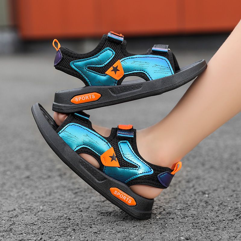 Boys Girls Sandals Open-Toe Summer Outdoor Unisex Child Sport Sandals Athletic Lightweight(Toddler/Little Kid/Big Kid)