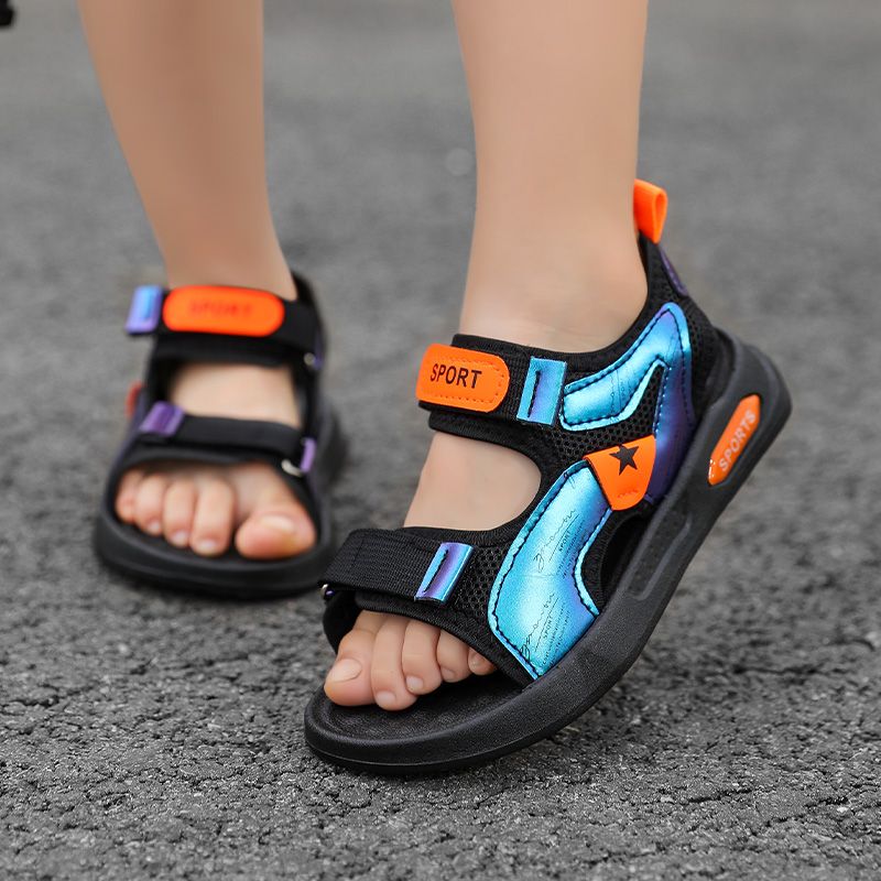 Boys Girls Sandals Open-Toe Summer Outdoor Unisex Child Sport Sandals Athletic Lightweight(Toddler/Little Kid/Big Kid)