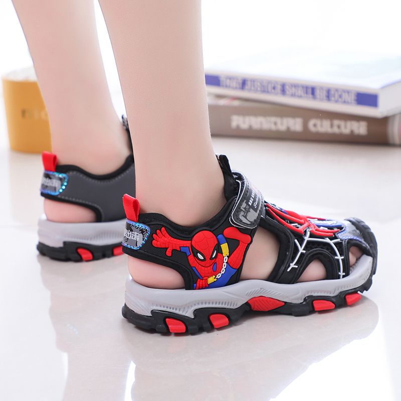 Kids Boys Carton Summer Sports Sandals Hiking Beach Outdoor Closed-Toe Sports Sandals for Kids(Toddler/Little Kid/Big Kid)