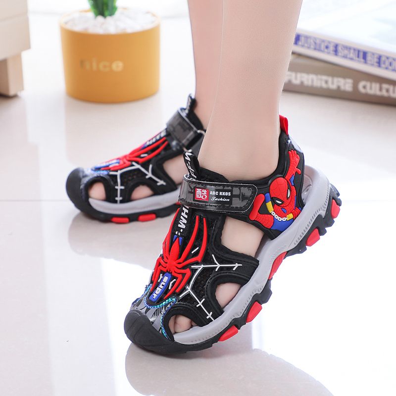 Kids Boys Carton Summer Sports Sandals Hiking Beach Outdoor Closed-Toe Sports Sandals for Kids(Toddler/Little Kid/Big Kid)