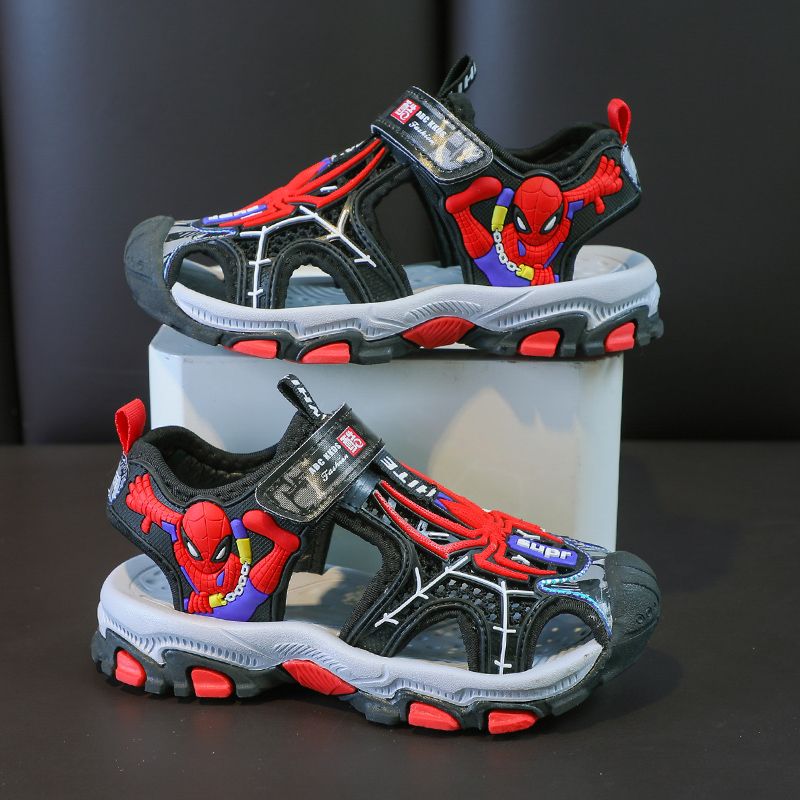 Kids Boys Carton Summer Sports Sandals Hiking Beach Outdoor Closed-Toe Sports Sandals for Kids(Toddler/Little Kid/Big Kid)