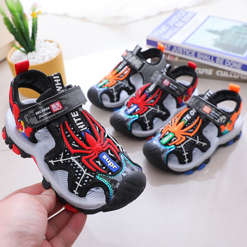 Kids Boys Carton Summer Sports Sandals Hiking Beach Outdoor Closed-Toe Sports Sandals for Kids(Toddler/Little Kid/Big Kid)