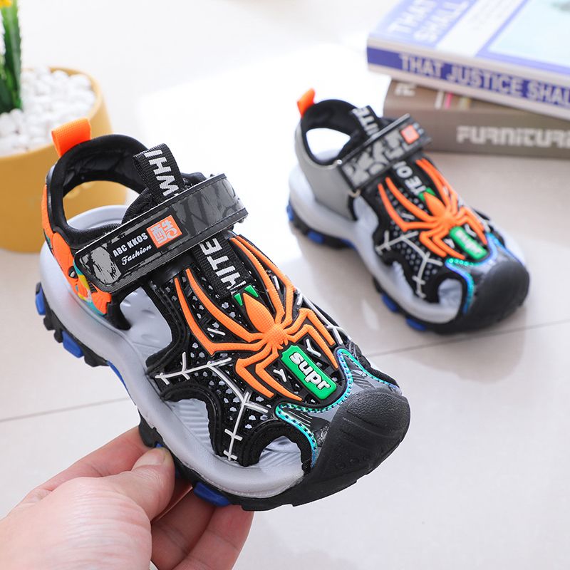 Kids Boys Carton Summer Sports Sandals Hiking Beach Outdoor Closed-Toe Sports Sandals for Kids(Toddler/Little Kid/Big Kid)