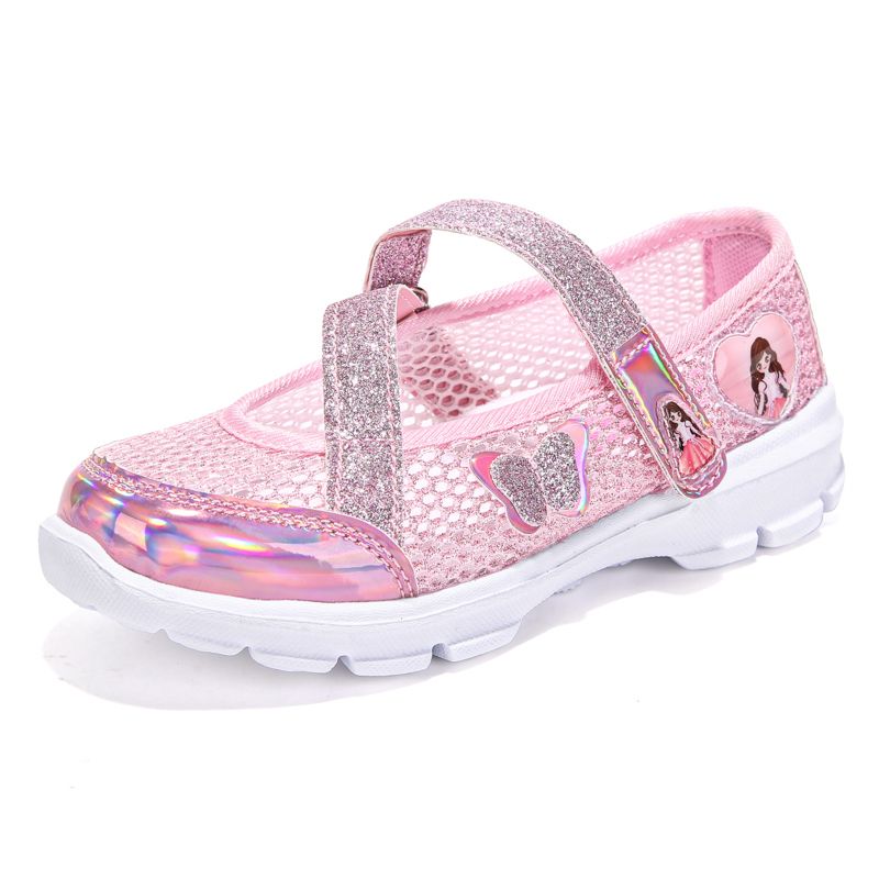 Girls Summer Sandals Dress Shoes Princess Flats Wedding Party Glitter Shoes for Kids