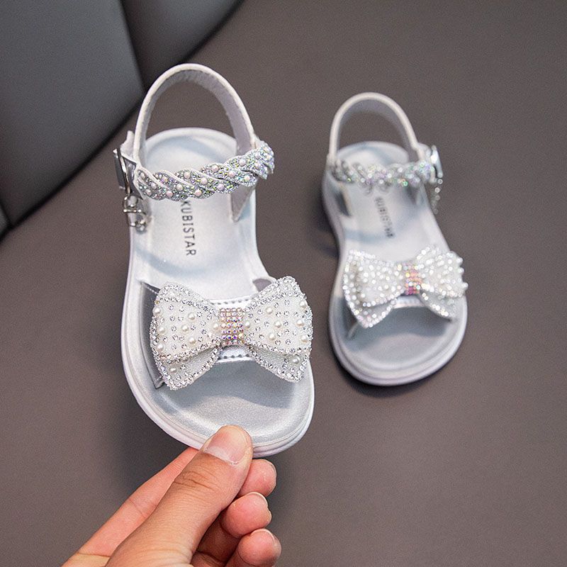 Girls Summer Outdoor Sandals Open-Toe Flats Fashion Cute Dress Sandals Shoes Toddler/Little Kid/Big Kid