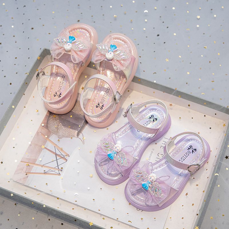 Girls Summer Outdoor Sandals Open-Toe Flats Fashion Cute Dress Sandals Shoes Toddler/Little Kid/Big Kid