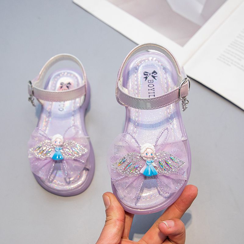 Girls Summer Outdoor Sandals Open-Toe Flats Fashion Cute Dress Sandals Shoes Toddler/Little Kid/Big Kid