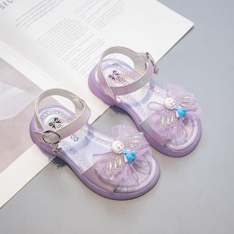 Girls Summer Outdoor Sandals Open-Toe Flats Fashion Cute Dress Sandals Shoes Toddler/Little Kid/Big Kid