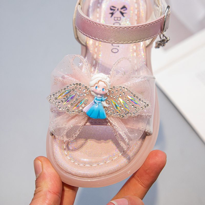 Girls Summer Outdoor Sandals Open-Toe Flats Fashion Cute Dress Sandals Shoes Toddler/Little Kid/Big Kid