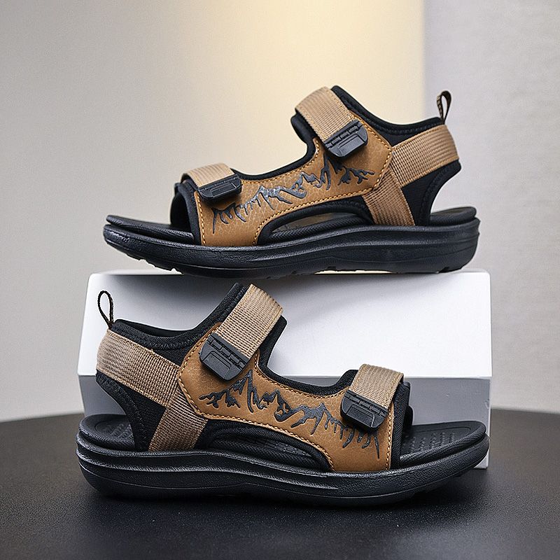 Boys Casual Sandals Open-Toe Summer Outdoor Unisex Child Sport Beach Sandals Athletic Lightweight(Toddler/Little Kid/Big Kid)