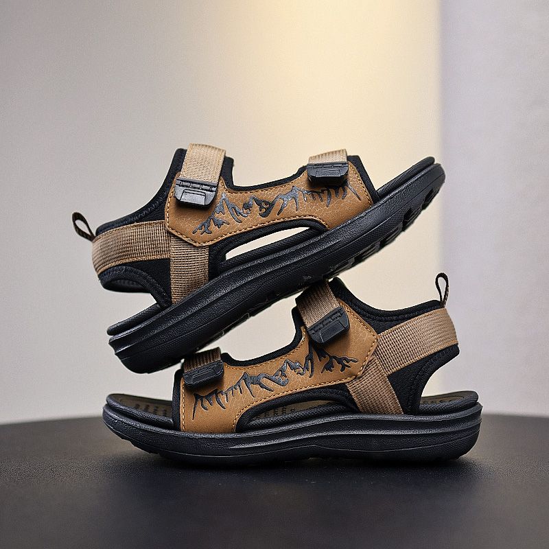 Boys Casual Sandals Open-Toe Summer Outdoor Unisex Child Sport Beach Sandals Athletic Lightweight(Toddler/Little Kid/Big Kid)