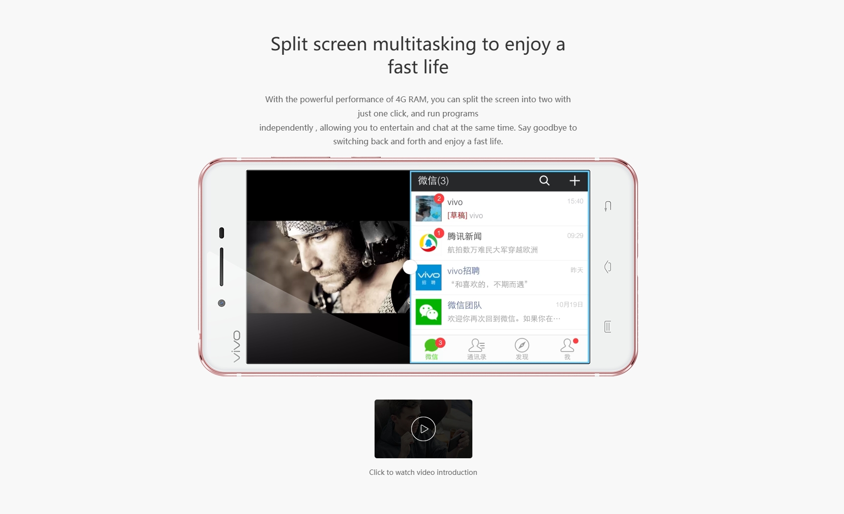Refurbished ViVO X6S  4GB+64GB 5.2 inch 2400mAh 13MP+8MP (Global System) Dual SIM Smartphone Affordable Phone